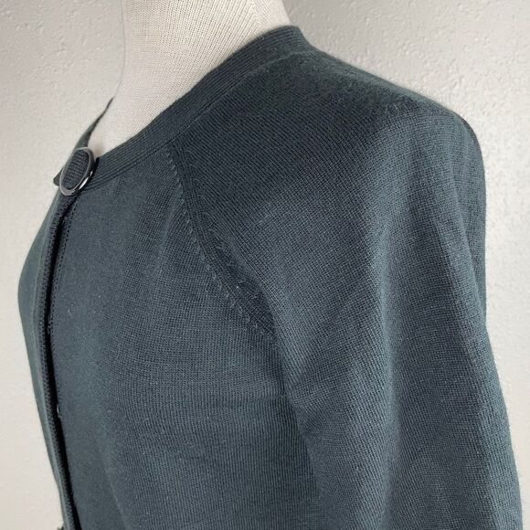 NWT Larry Levine Black Cardigan Sweater Size S - Picture 4 of 9
